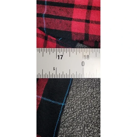 Harley Davidson Womens‎ XS Plaid Button Down Shirt Lace Embellished Western - Picture 4 of 12